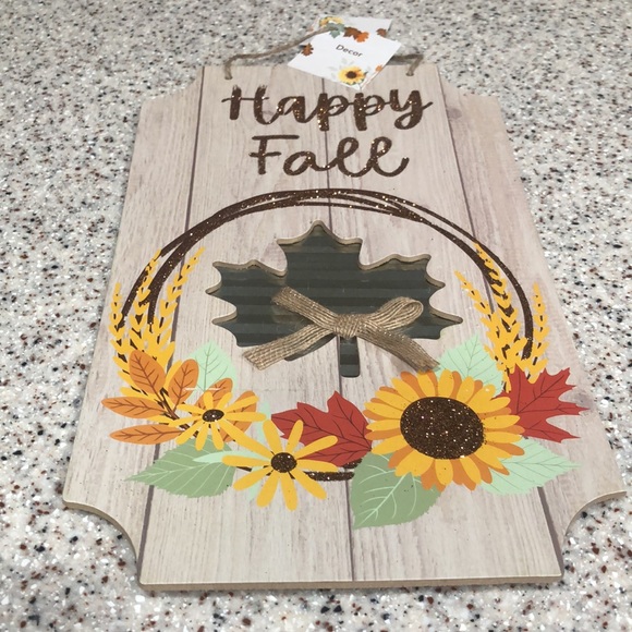 🆕🍁 Happy Fall Plaque - Picture 2 of 2